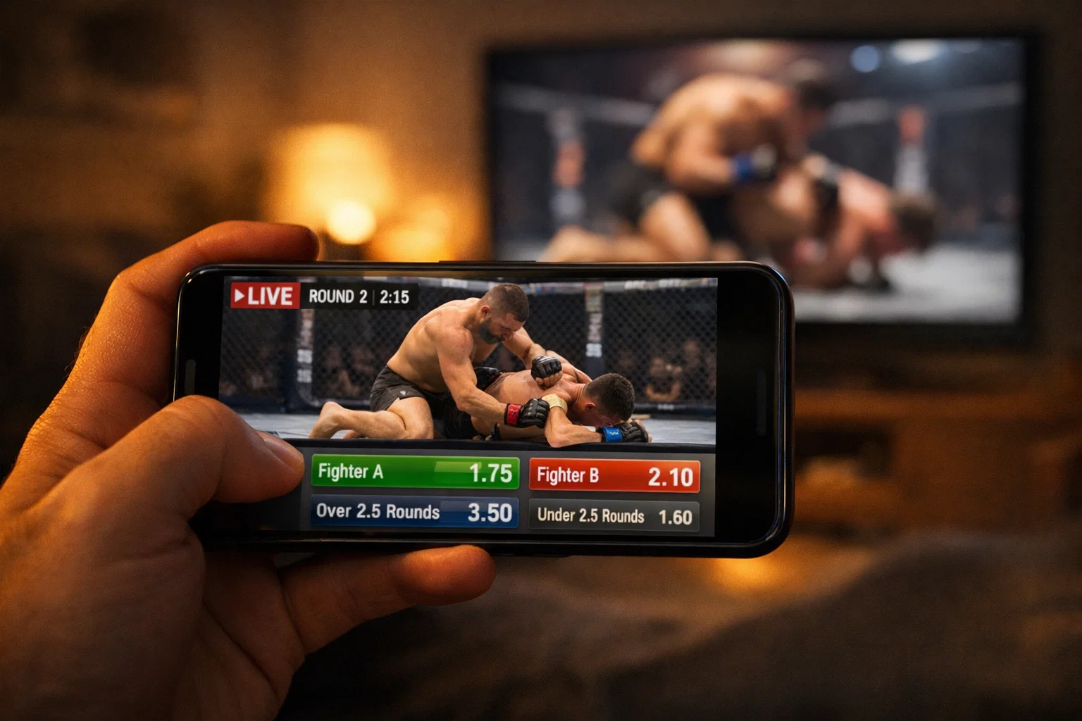 Crecimiento de apuestas en directo en España y su relación con MMA