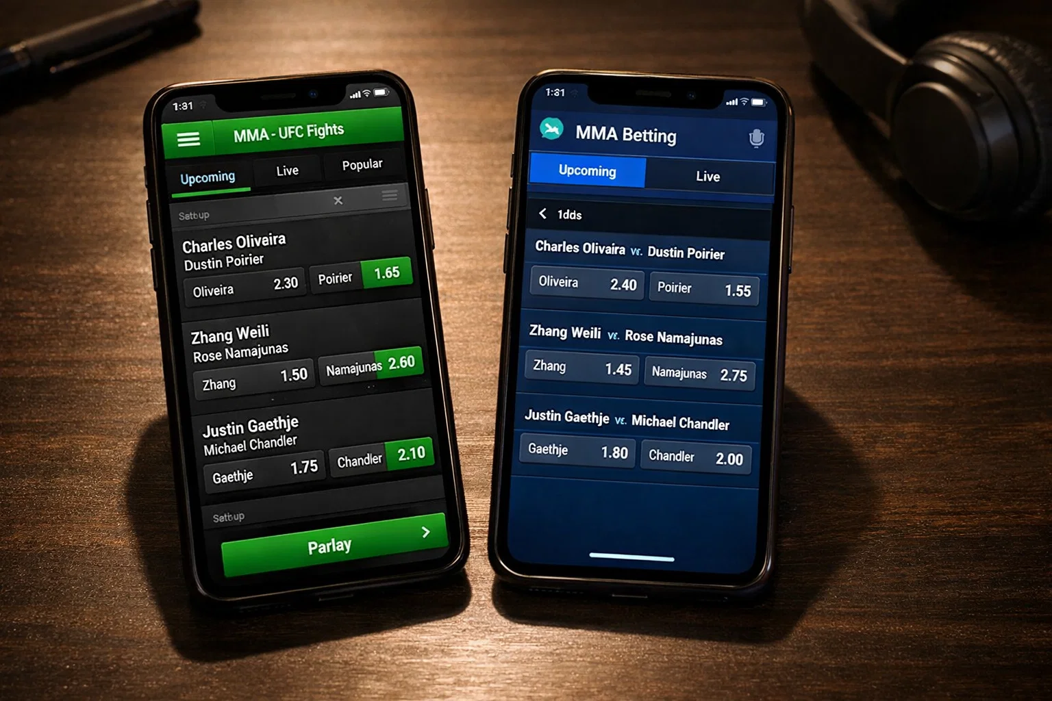 Como comparar casas de apuestas MMA por margen y cuotas