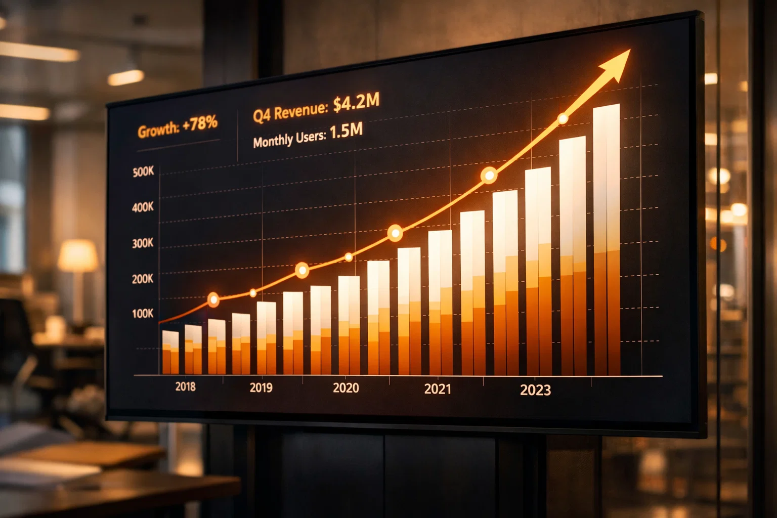 Gráfico de crecimiento del mercado de apuestas deportivas online en España sobre fondo oscuro